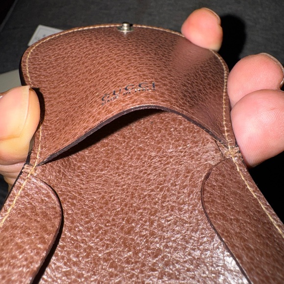 Gucci Brown Horseshoe Coin Pouch - Picture 8 of 8